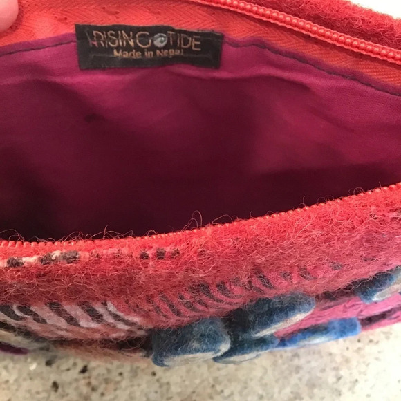 Rising Tide Wool Zip Clutch - Picture 4 of 5